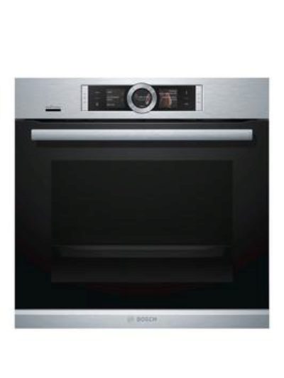 Bosch Serie 8 Hbg6764S6B 60Cm Built-In Electric Single Oven - Stainless Steel